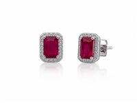 Pendientes Ultima Edizione Mujer in Plata OAO6030-ROSSO